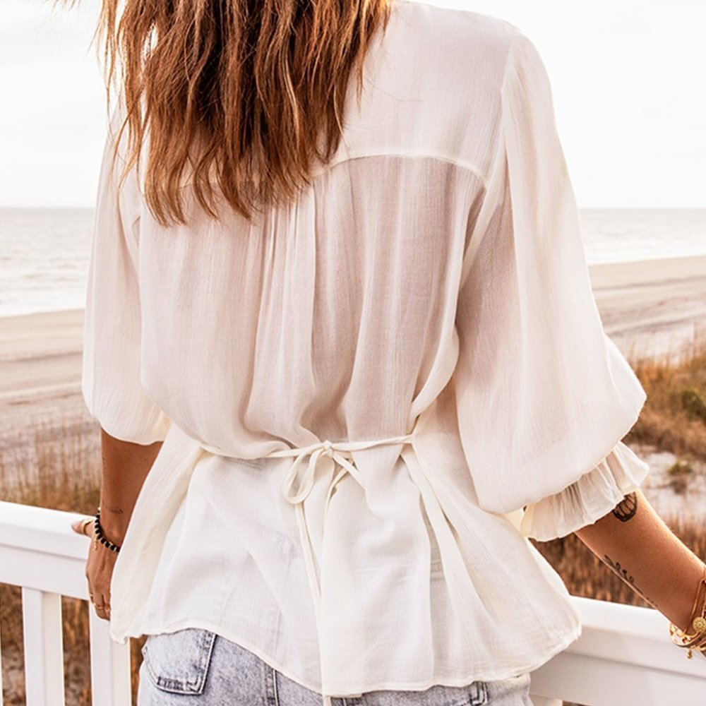 BOHEMIAN crochet blouse - Picture 2 of 7